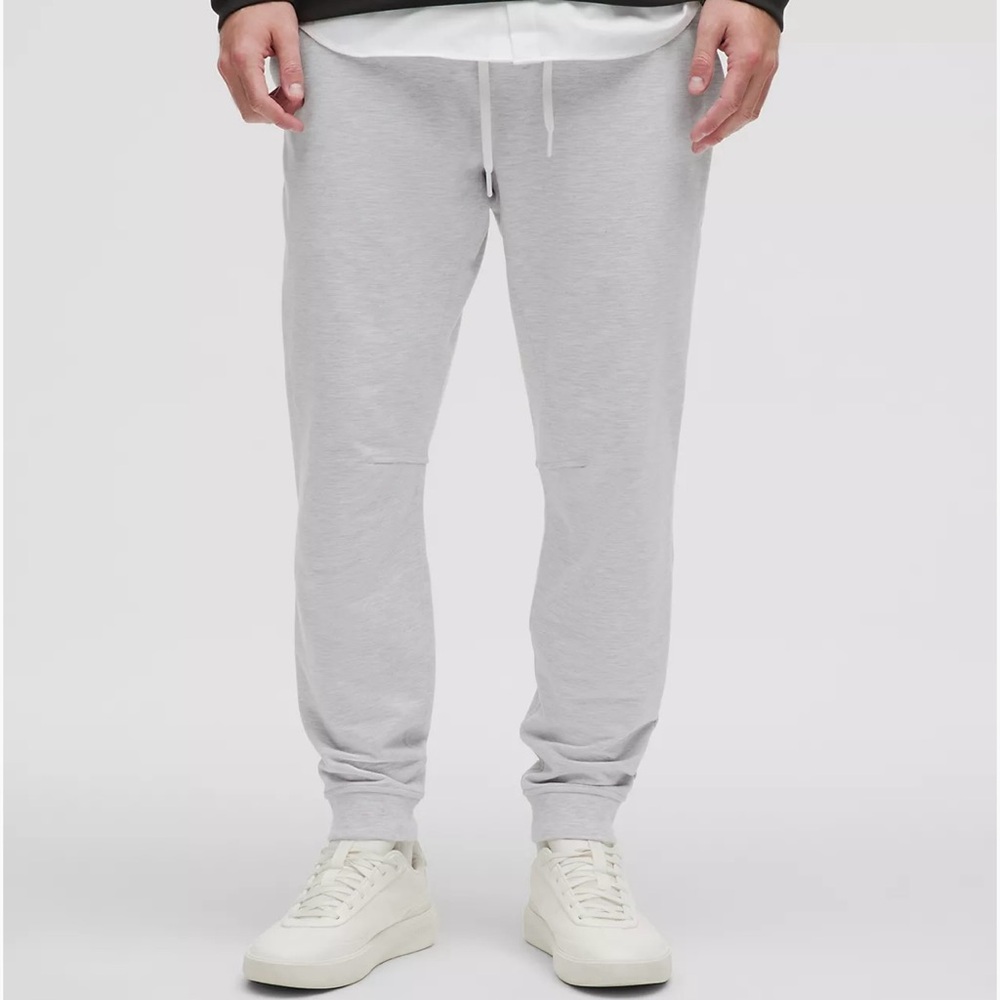 lululemon athletica Men's Light Gray Jogger Sweatpants